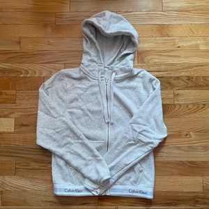 Gray Calvin Klein Zip-up
